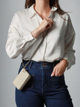 Coin Purse Altesse Leather Etrier Beige altesse EALT096M-vue-porte